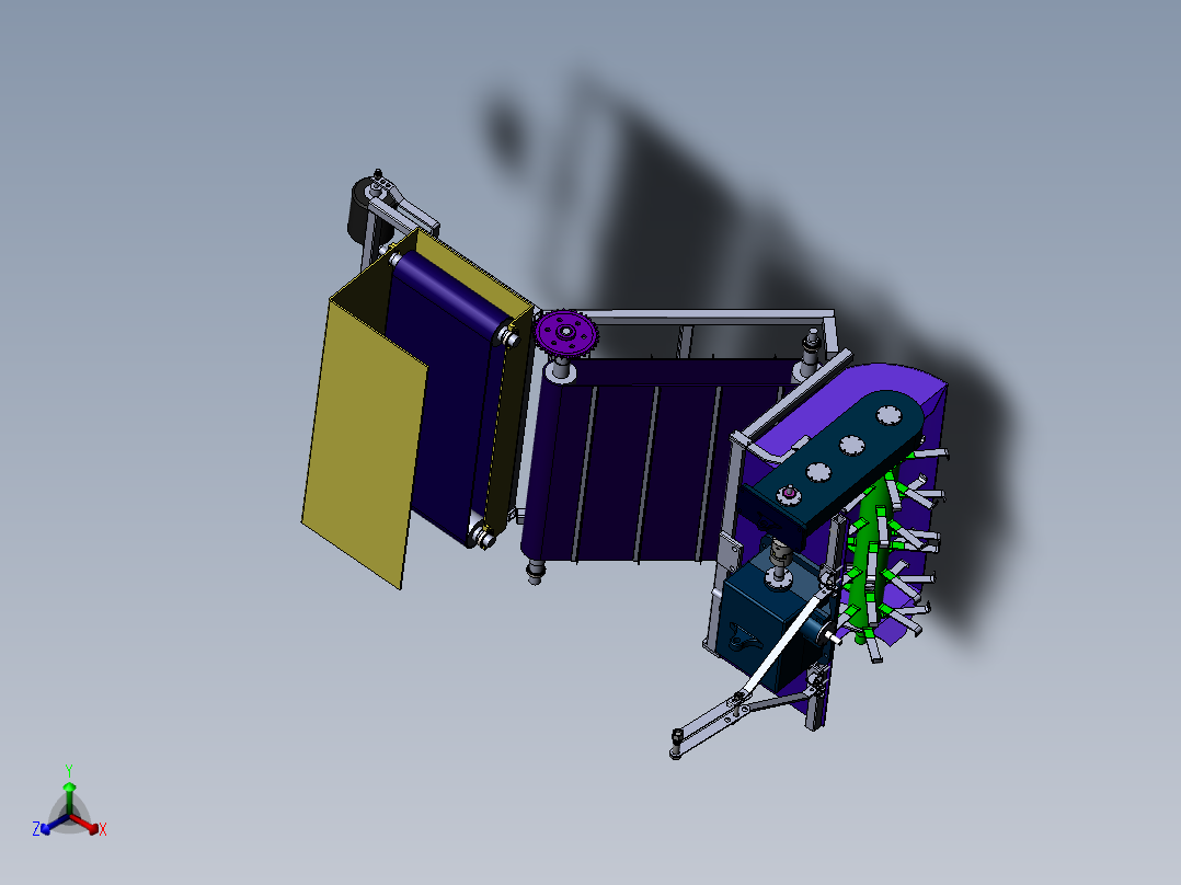 葡萄埋藤机含工程图仿真说明书sw12可编辑 含WORD文档 和DWG工程图正等轴测图
