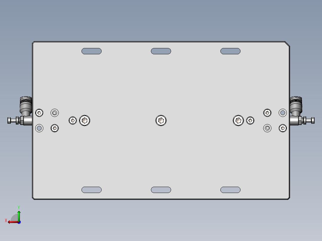 前壳埋钉治具后视图