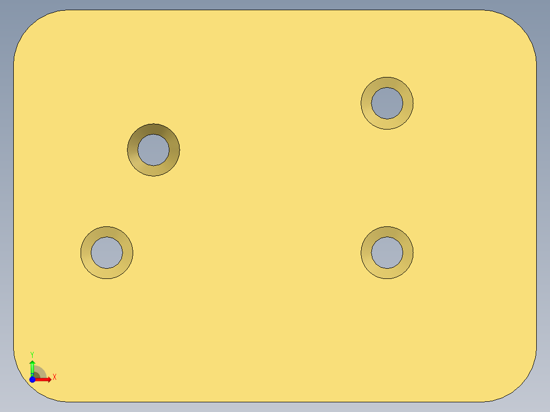 ABS 笔记本CNC工装夹具三维模型BAN1前视图
