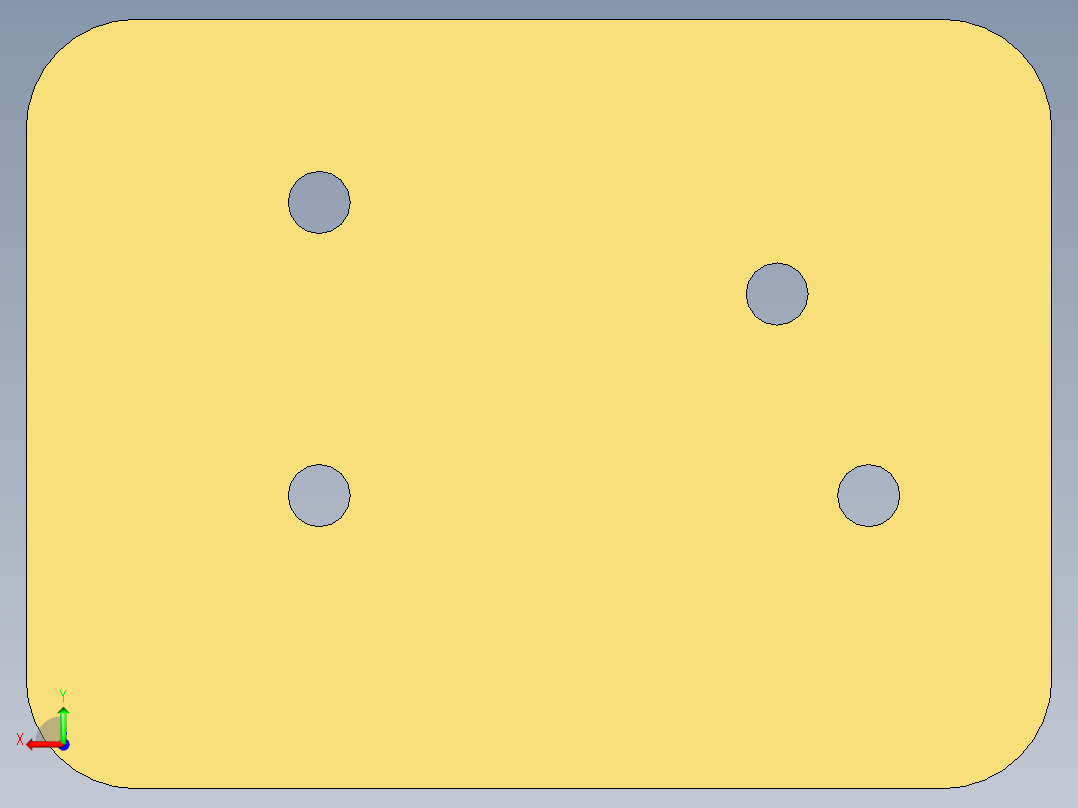 ABS 笔记本CNC工装夹具三维模型BAN1后视图