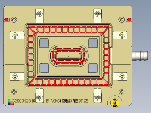 E1-A-笔记本CNC工装夹具三维模型CNC1铣内腔+墙高-201231前视缩略图