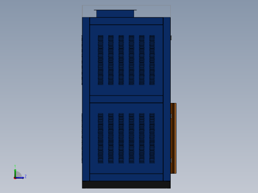 接地柜左视缩略图