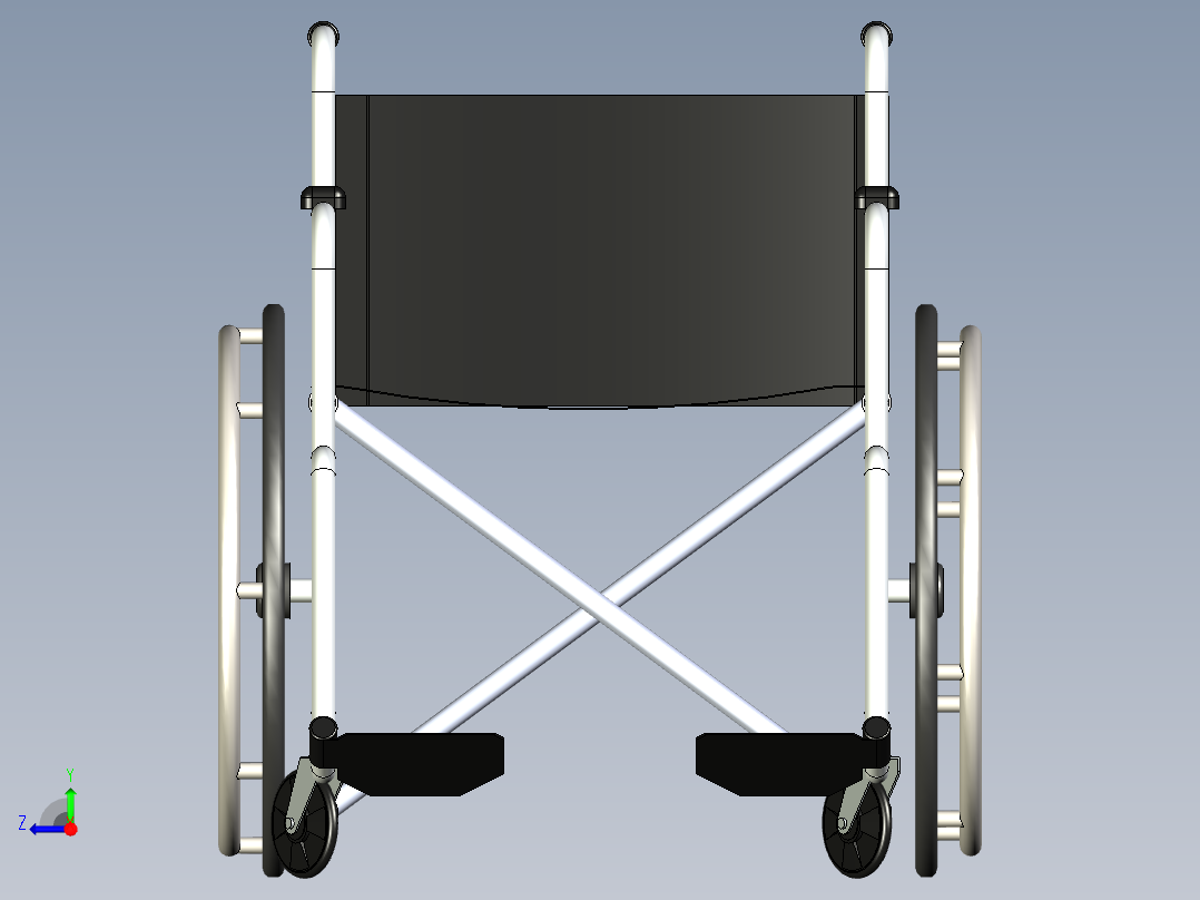 B2003976-轮椅在右视图