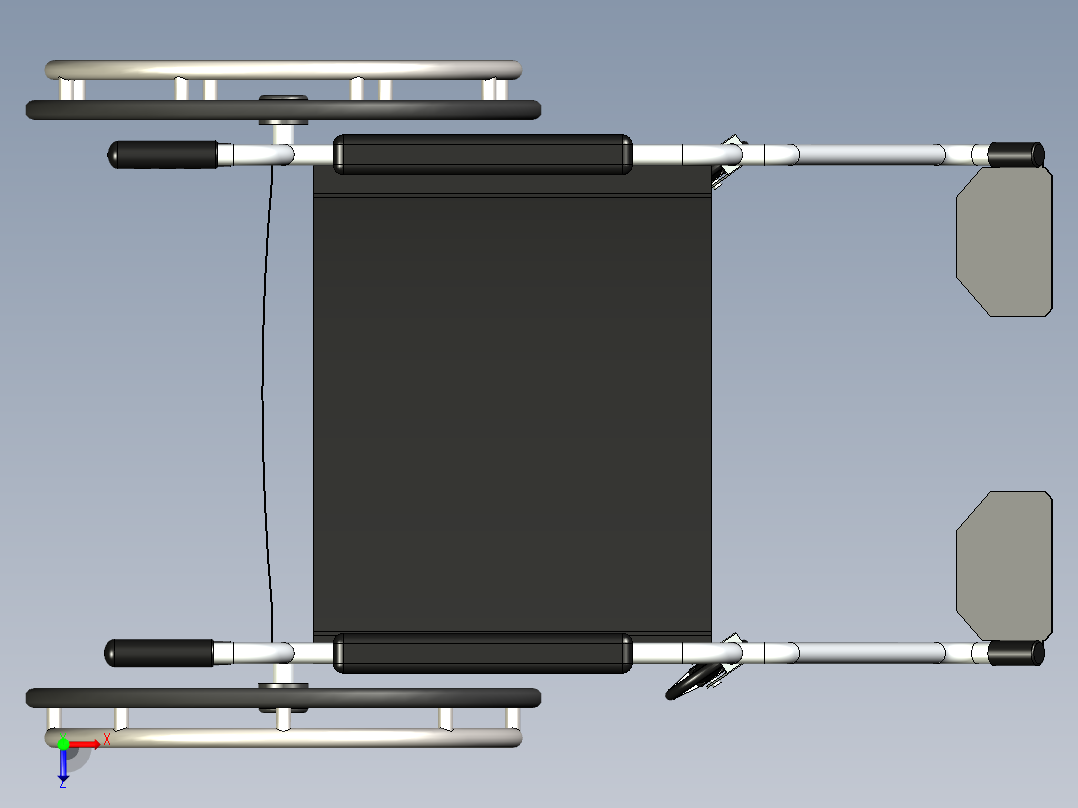 B2003976-轮椅在俯视图