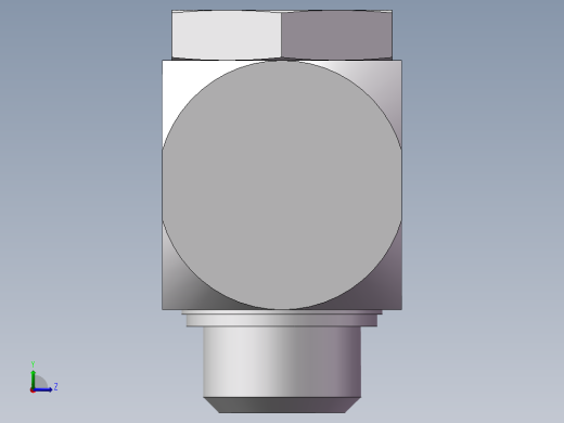 铰接式90度接头、1CI-36-33左视缩略图