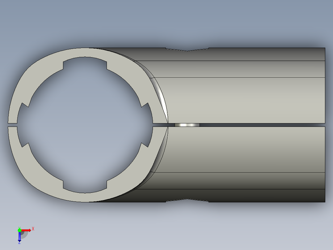 43外抱直接头.STEP俯视图