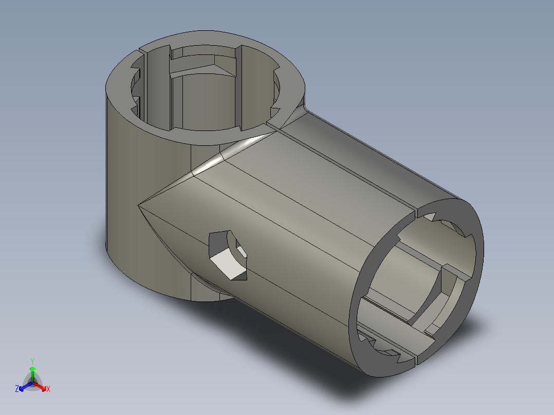 43外抱直接头.STEP正等轴测图