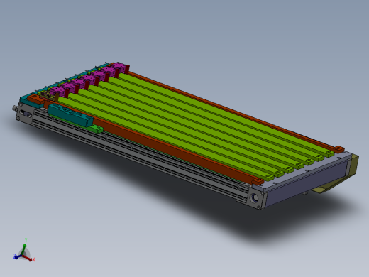 多道皮带输送机构