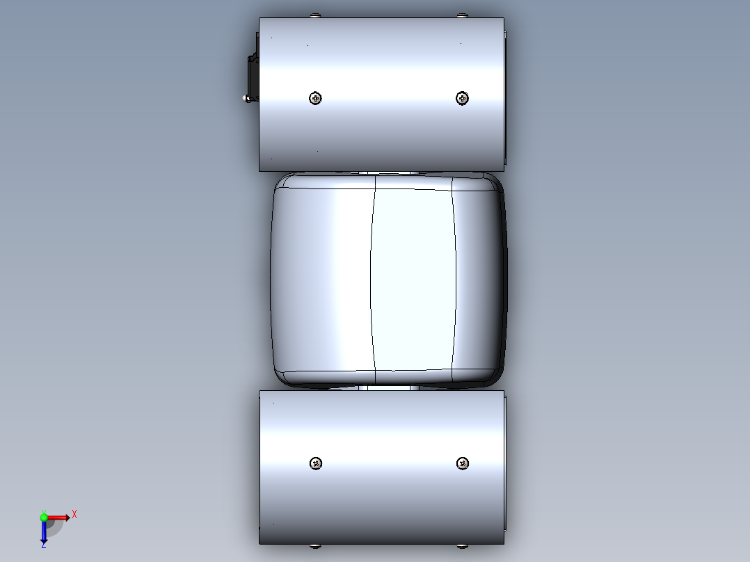 网络摄像机云台俯视图