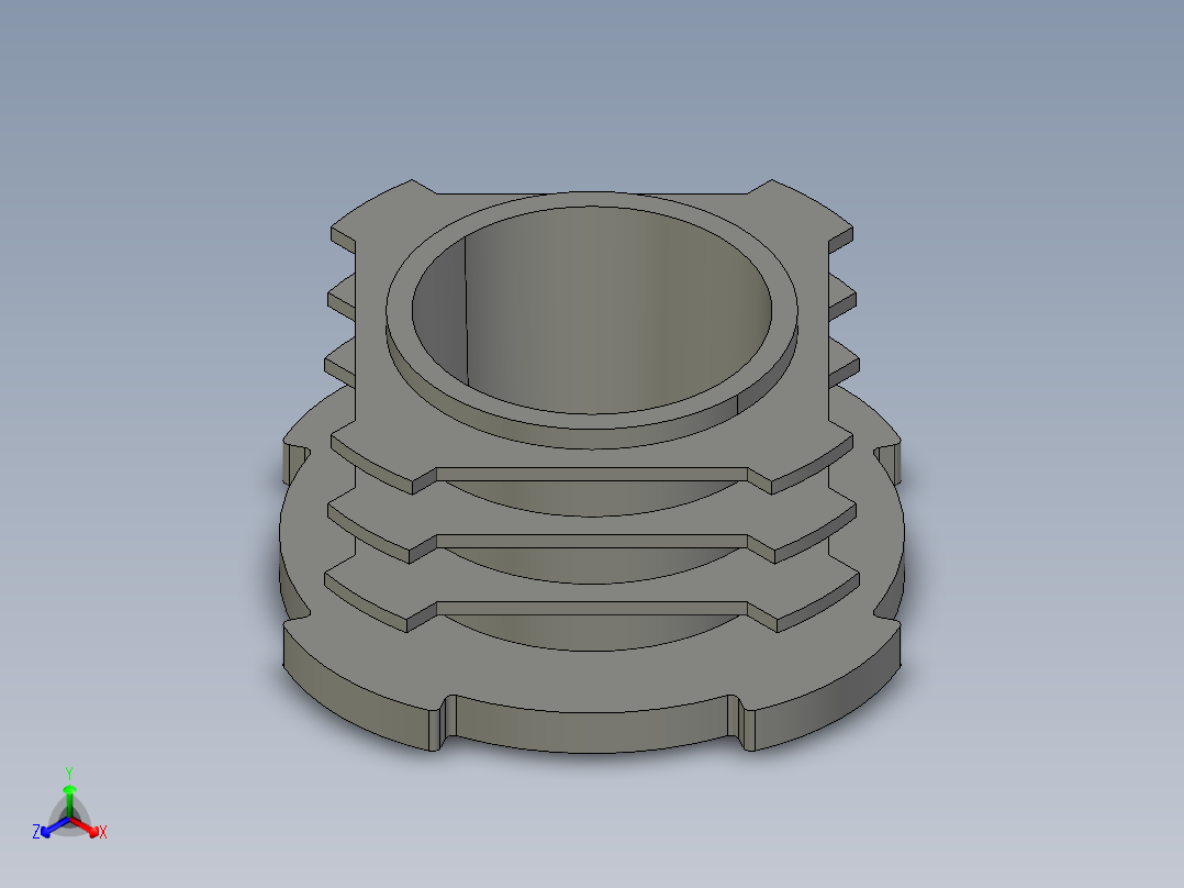 43基础线棒端盖.STEP正等轴测图