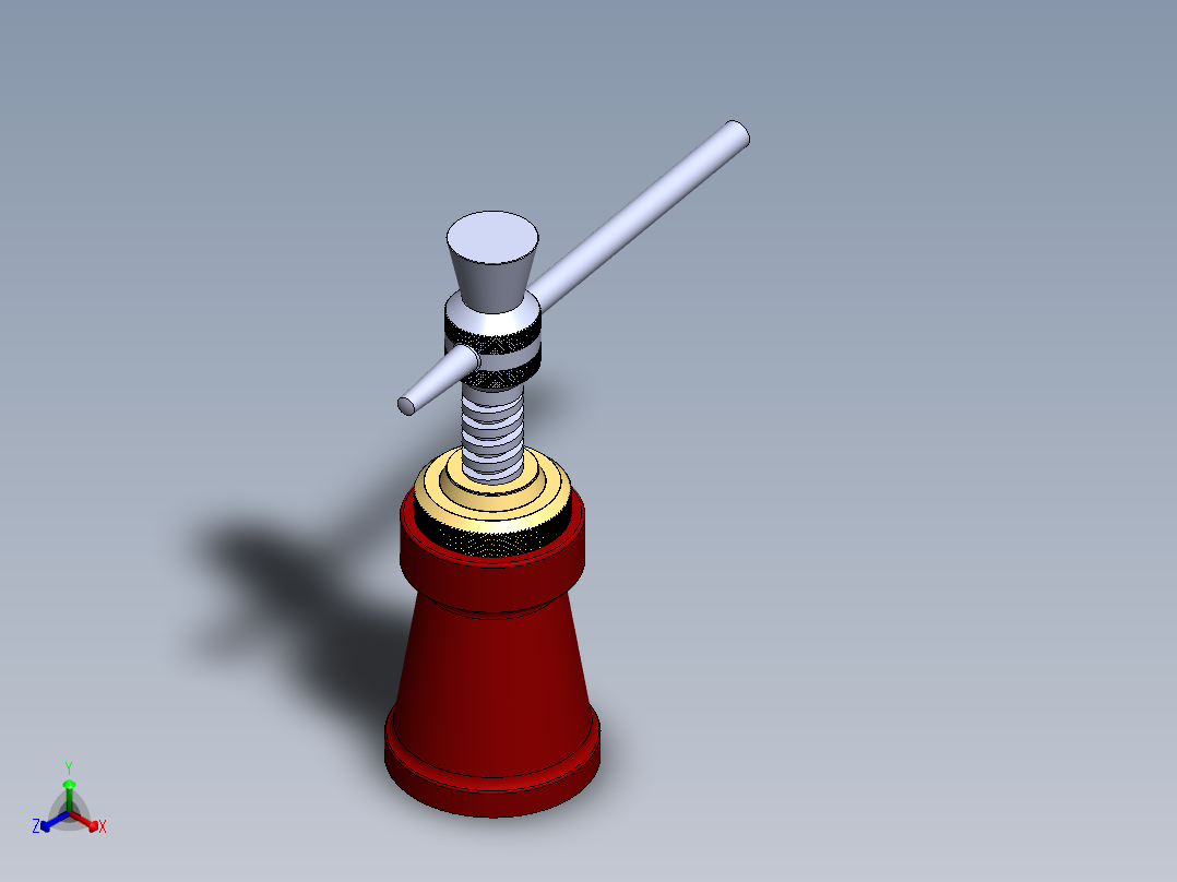 千斤顶(43)正等轴测图