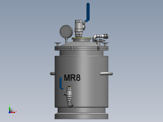 压力容积、商用搅拌罐前视缩略图