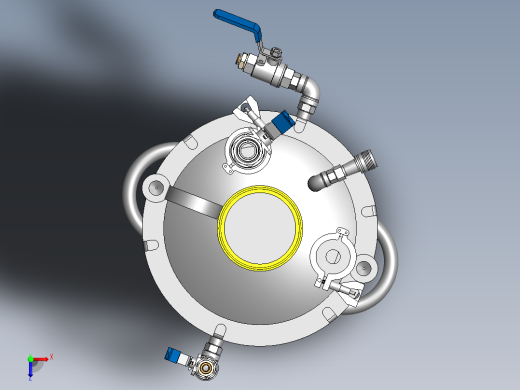压力容积、商用搅拌罐俯视缩略图