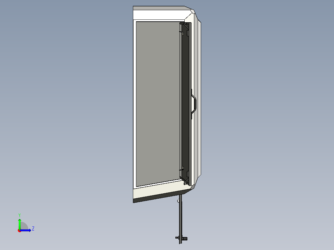 2014 五十铃 双排座顶篷左视图