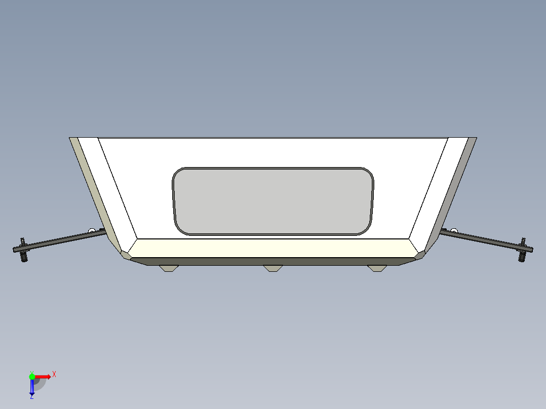 2014 五十铃 双排座顶篷俯视图