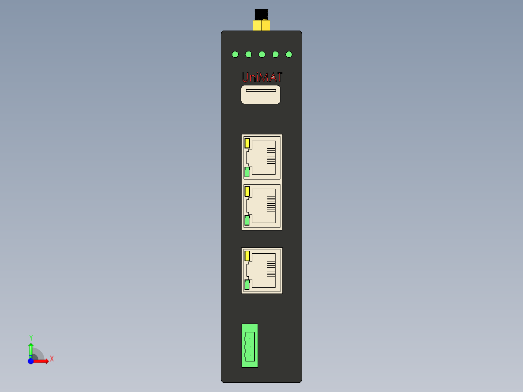 亿维 Ubox-4G前视图