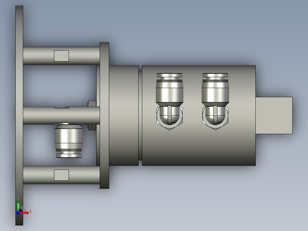 WKL-11-01旋转接头组A前视图