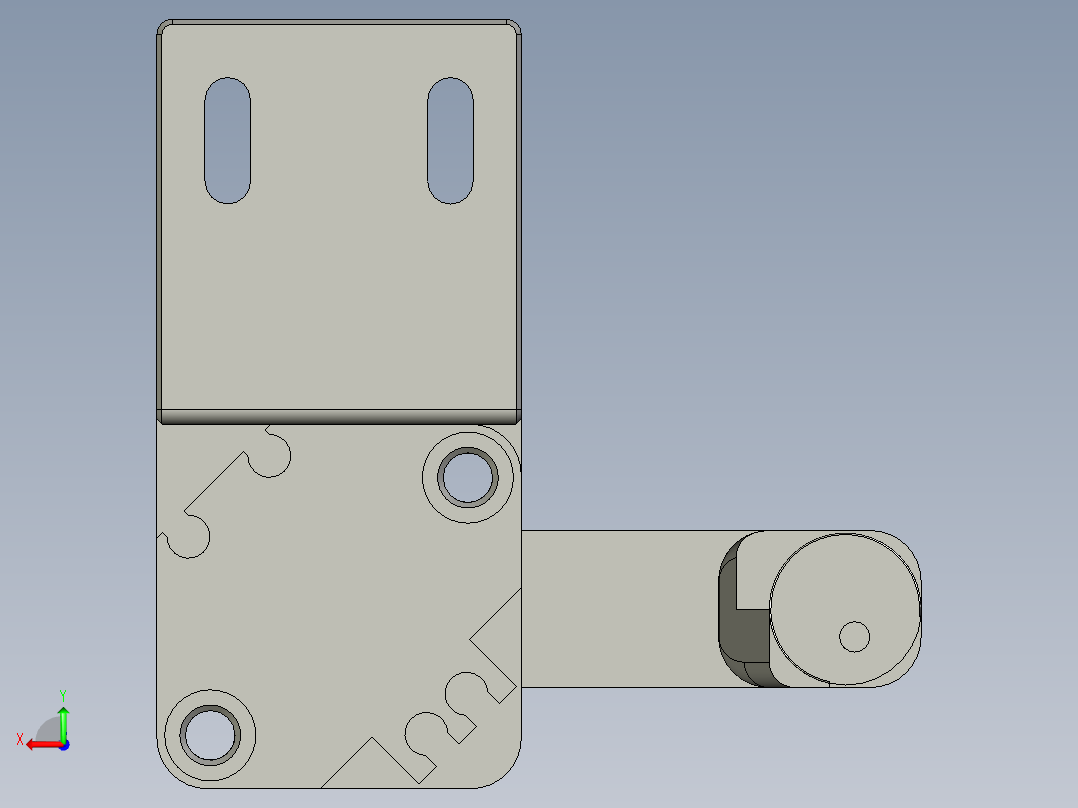 20缸径夹紧机构GRX后视图
