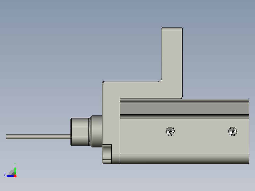 20缸径夹紧机构GRX右视图