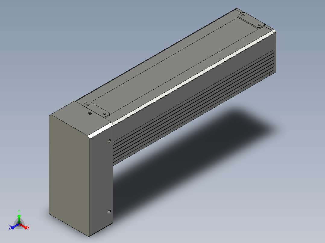 TCD-60封闭间接式背装(100)主视图