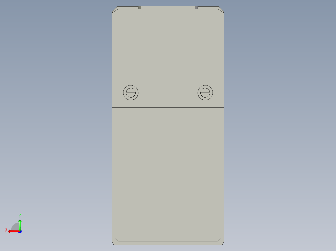 TCD-60封闭间接式背装(100)后视图