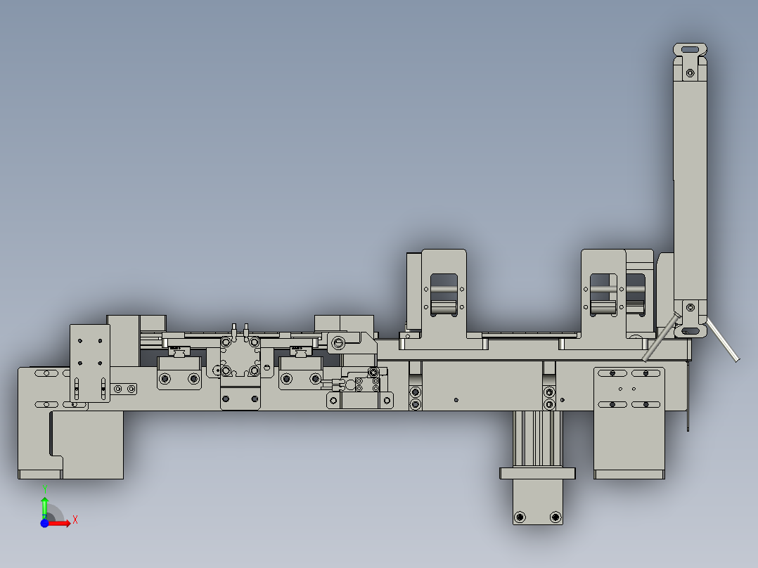 TTK2V10-09-00输送轨道装配前视图
