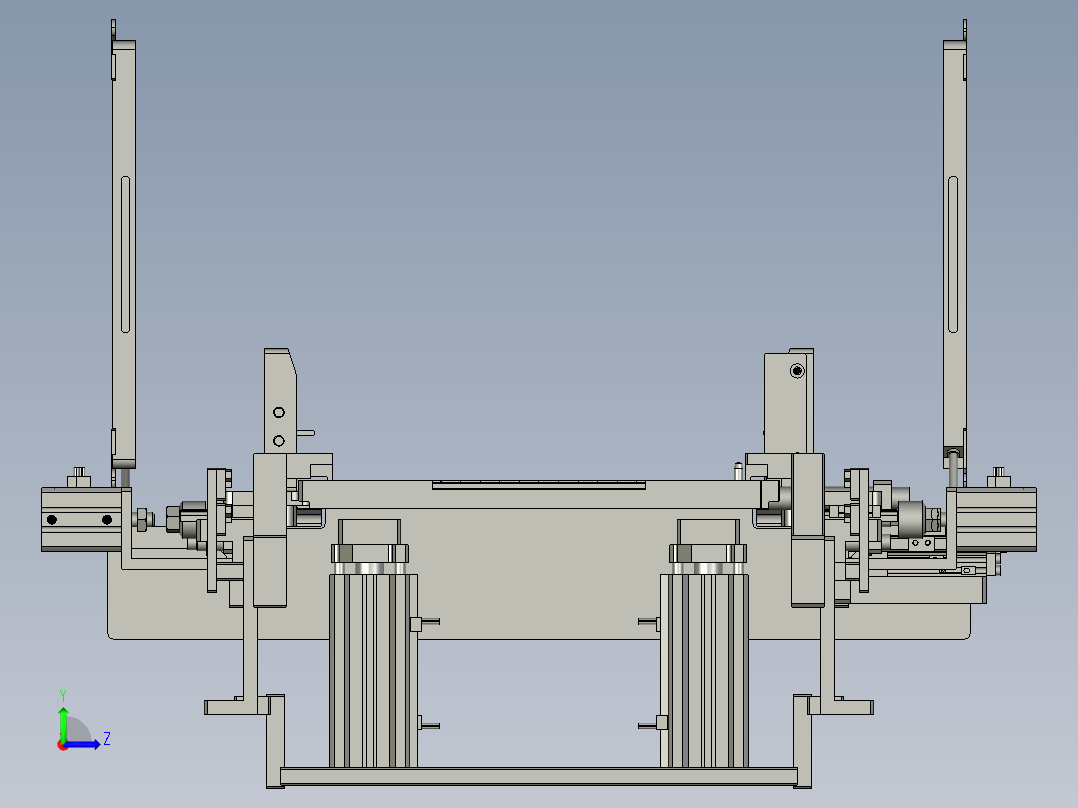 TTK2V10-09-00输送轨道装配左视图