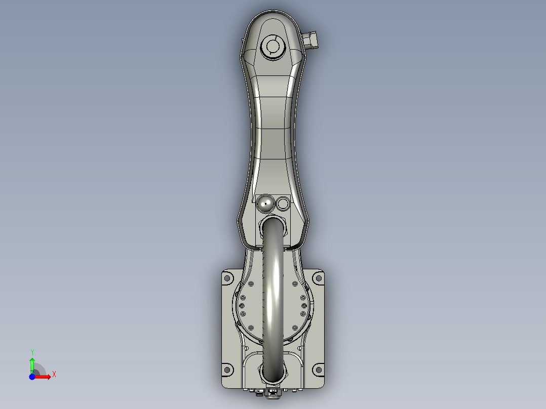 SCARA机器人的柔性上料设备前视图