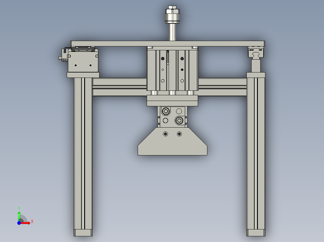 HL190510-01抓取下料机构前视图