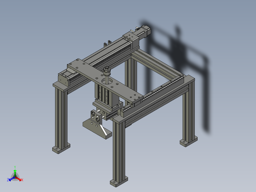 HL190510-01抓取下料机构正等轴测图