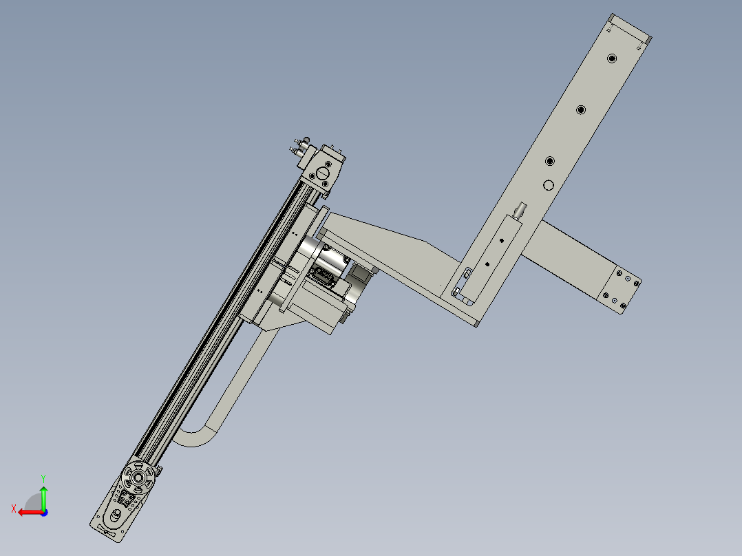 BD1901-03上料机械手组件后视图