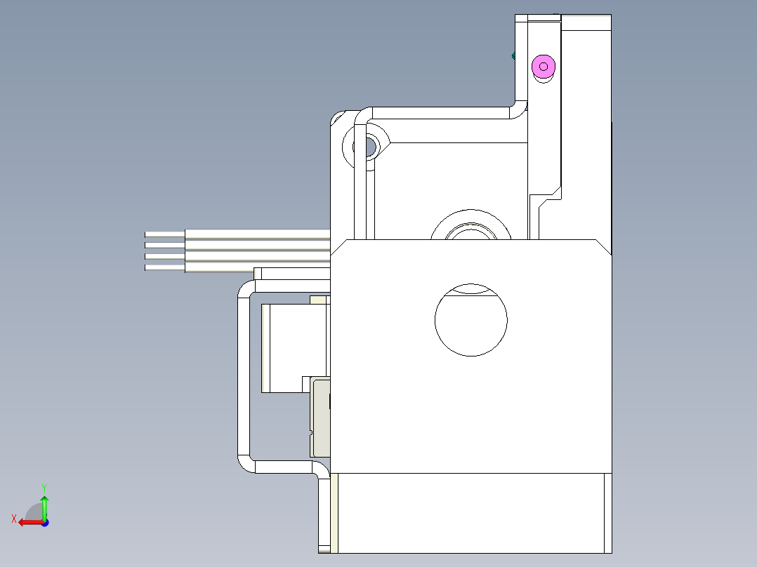 产品错位(切料)机构后视图