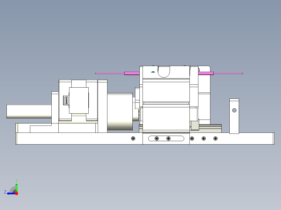 产品错位(切料)机构右视图