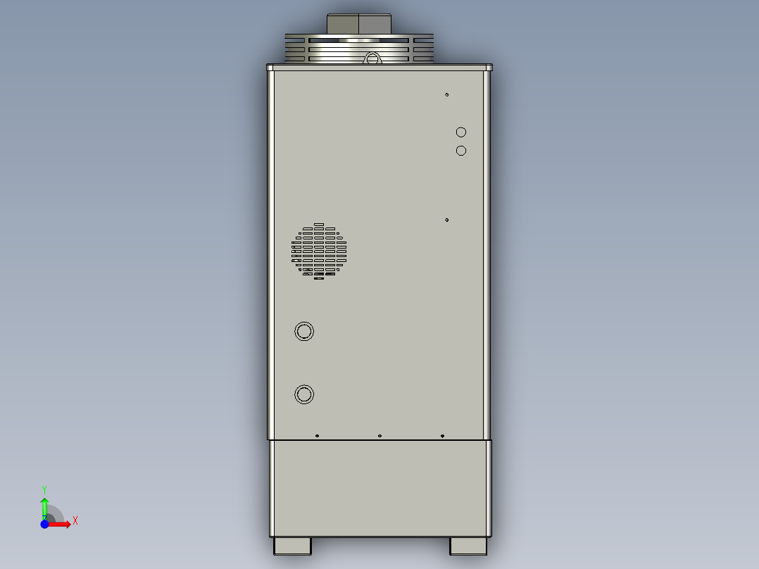 自动控温冷油机前视图