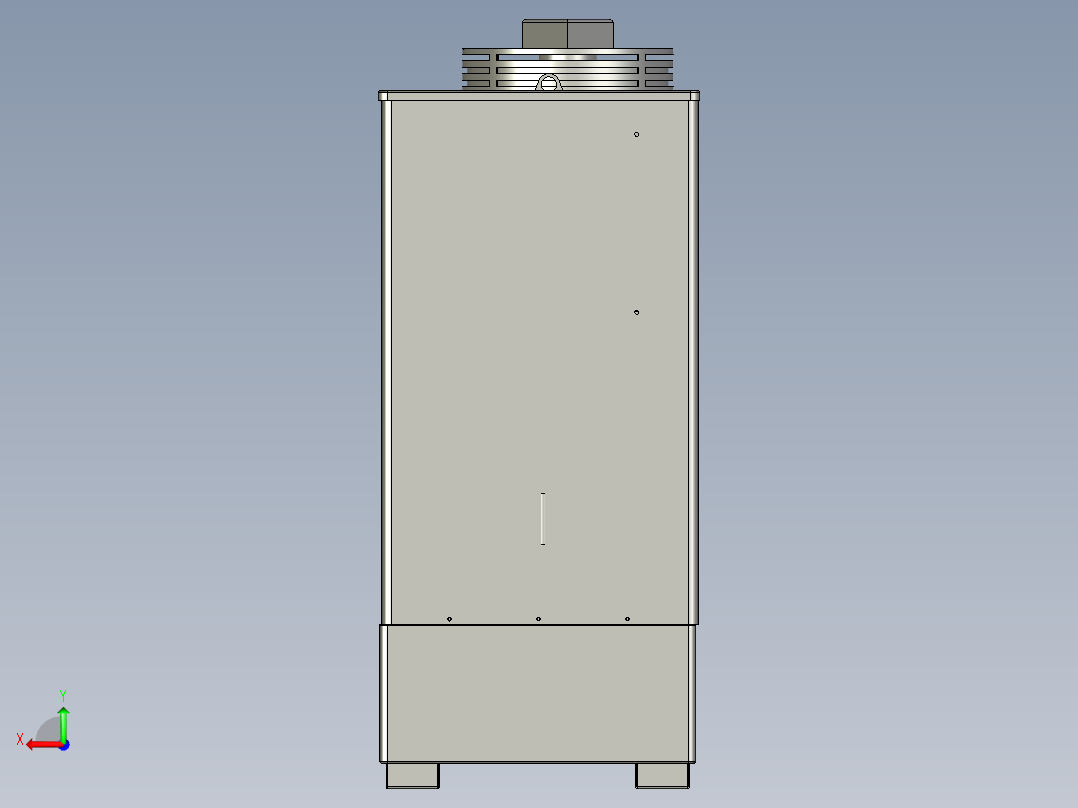 自动控温冷油机后视图