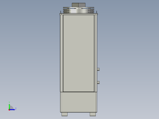 自动控温冷油机左视缩略图