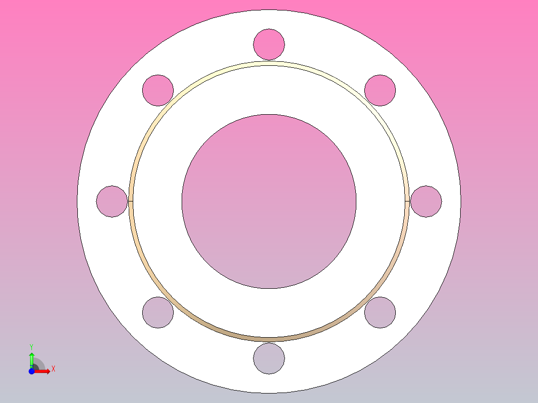 GSX-16、25 法兰式管道伸缩器[GSX-1.6-DN100]前视图