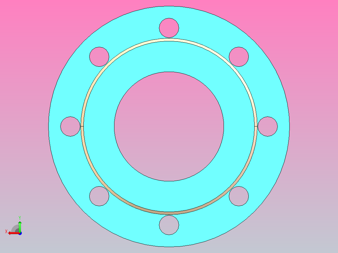 GSX-16、25 法兰式管道伸缩器[GSX-1.6-DN100]后视图