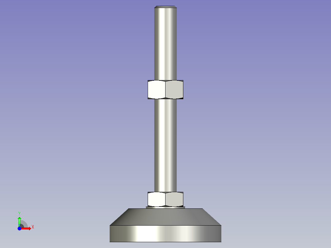 脚杯WAD36-D60-M12-L100前视图