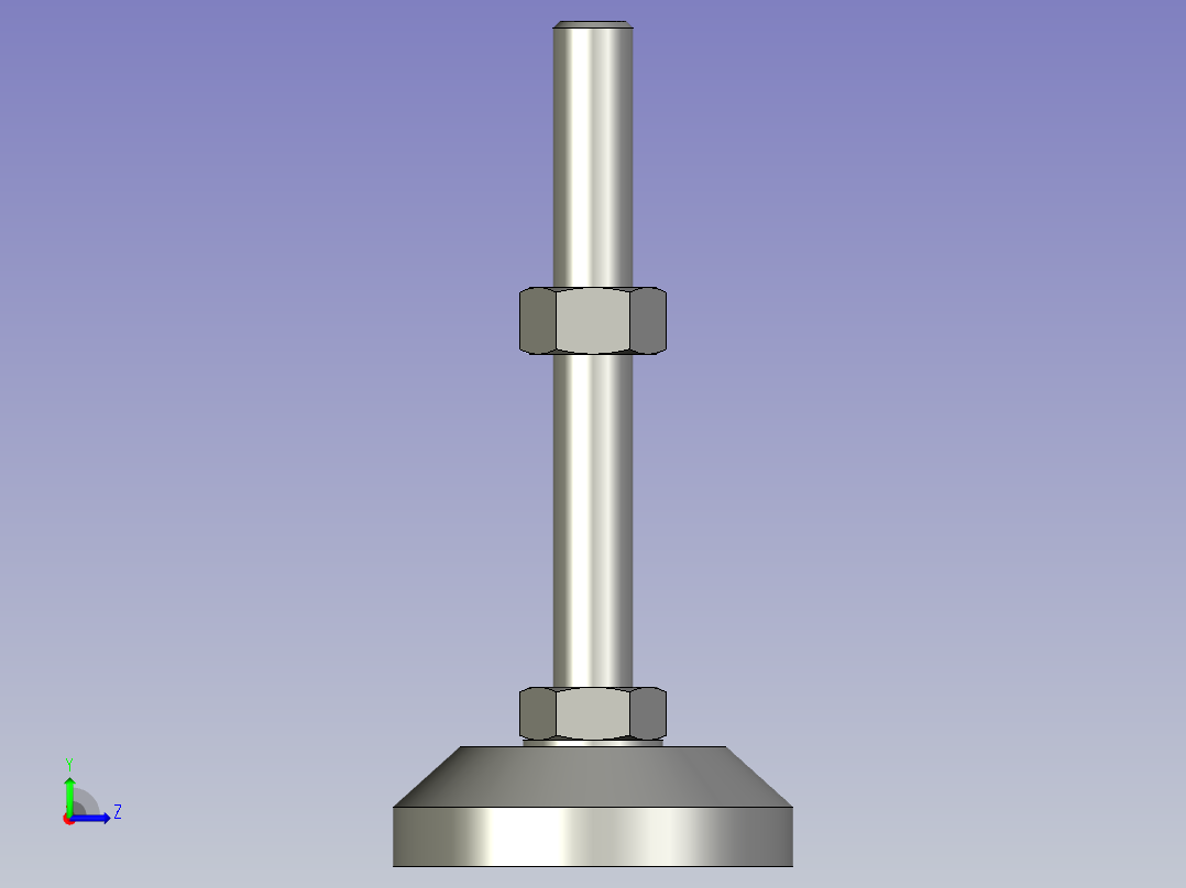 脚杯WAD36-D60-M12-L100左视图