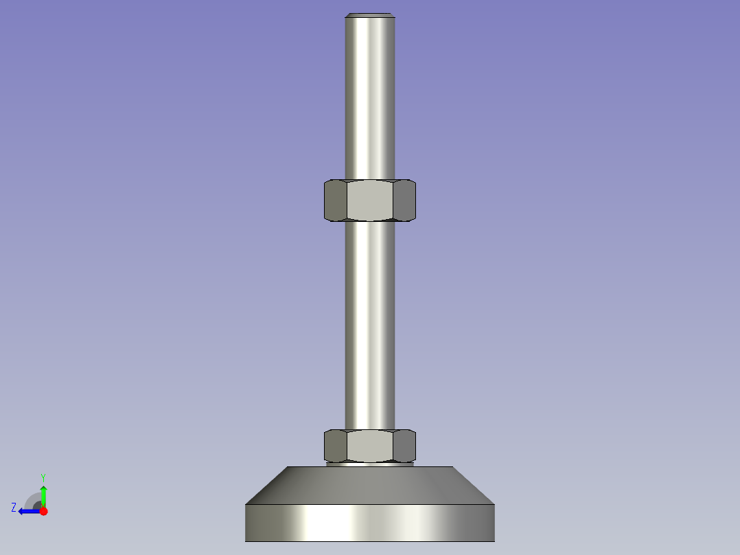 脚杯WAD36-D60-M12-L100右视图