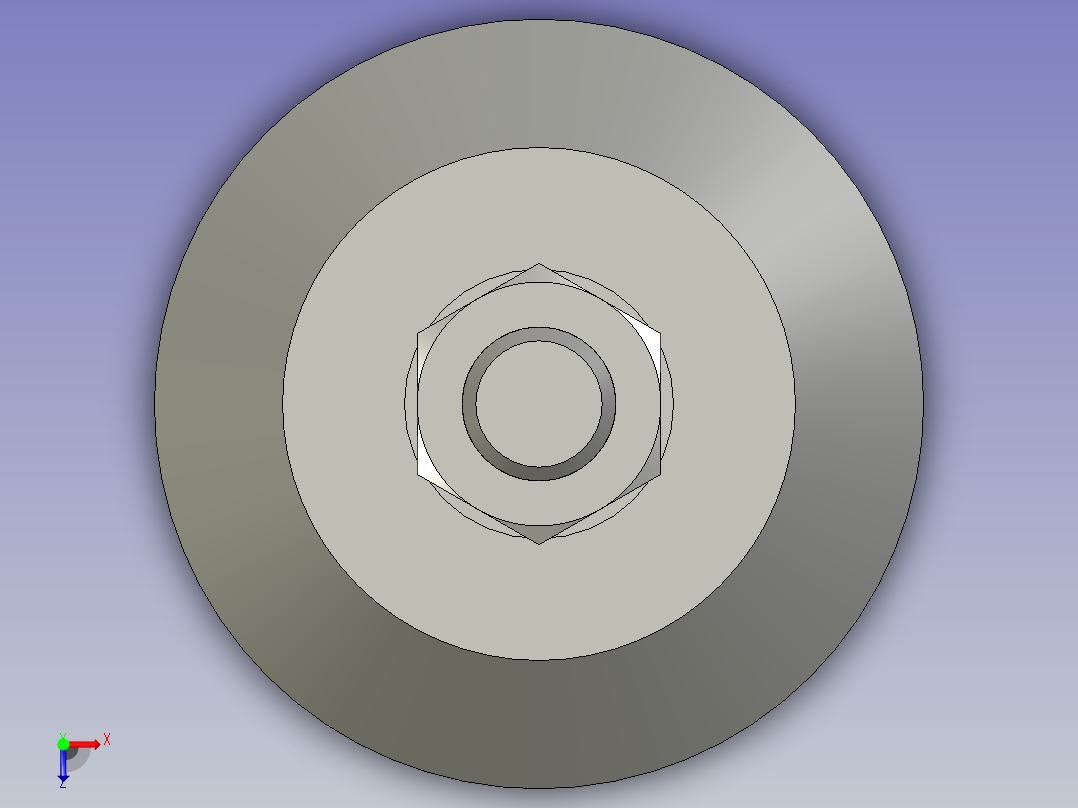 脚杯WAD36-D60-M12-L100俯视图