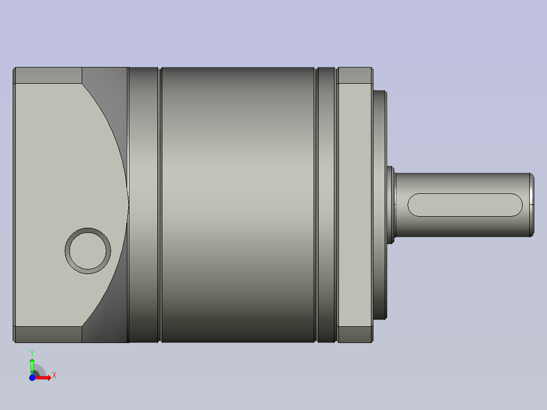57步进1比5减速机PLF060-L-S2-P2AA前视图
