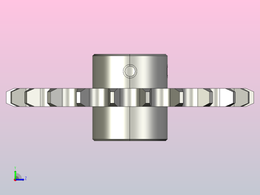 链轮外径72毫米齿22左视缩略图
