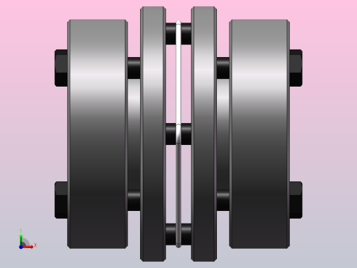 LK15系列 单节胀套膜片联轴器[LK15-70]前视缩略图