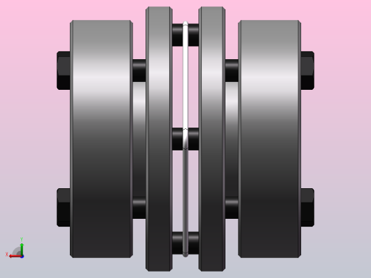 LK15系列 单节胀套膜片联轴器[LK15-70]后视缩略图