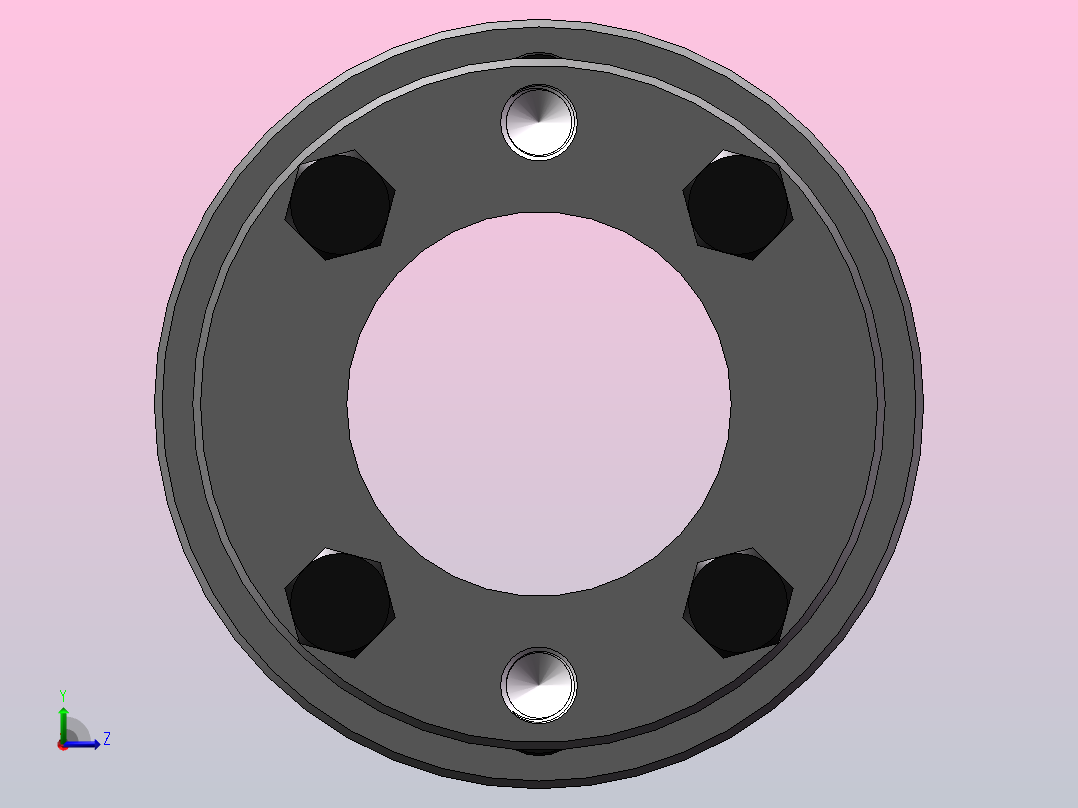 LK15系列 单节胀套膜片联轴器[LK15-70]左视图