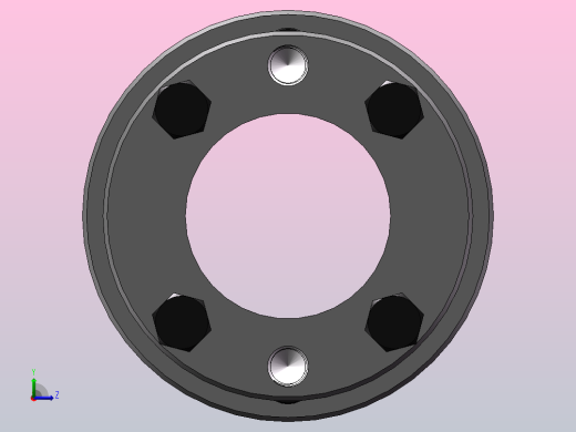 LK15系列 单节胀套膜片联轴器[LK15-70]左视缩略图