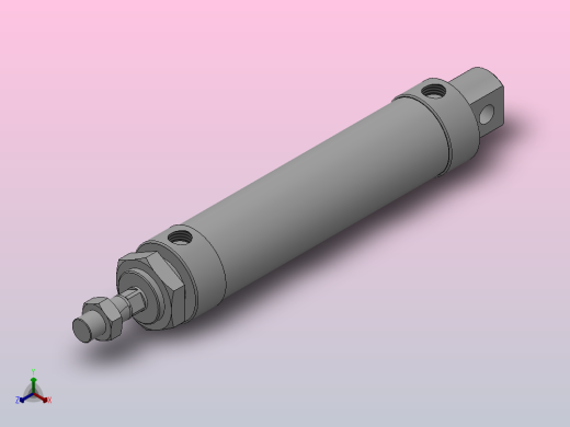 单活塞杆气缸（QMAL系列）[QMAL-CA-25x80]