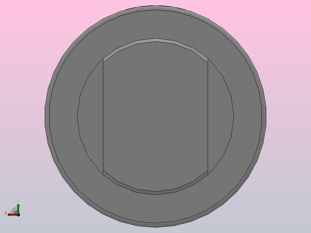 单活塞杆气缸（QMAL系列）[QMAL-CA-25x80]后视图